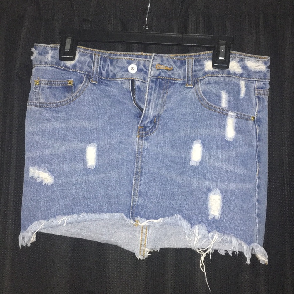 jean skirt